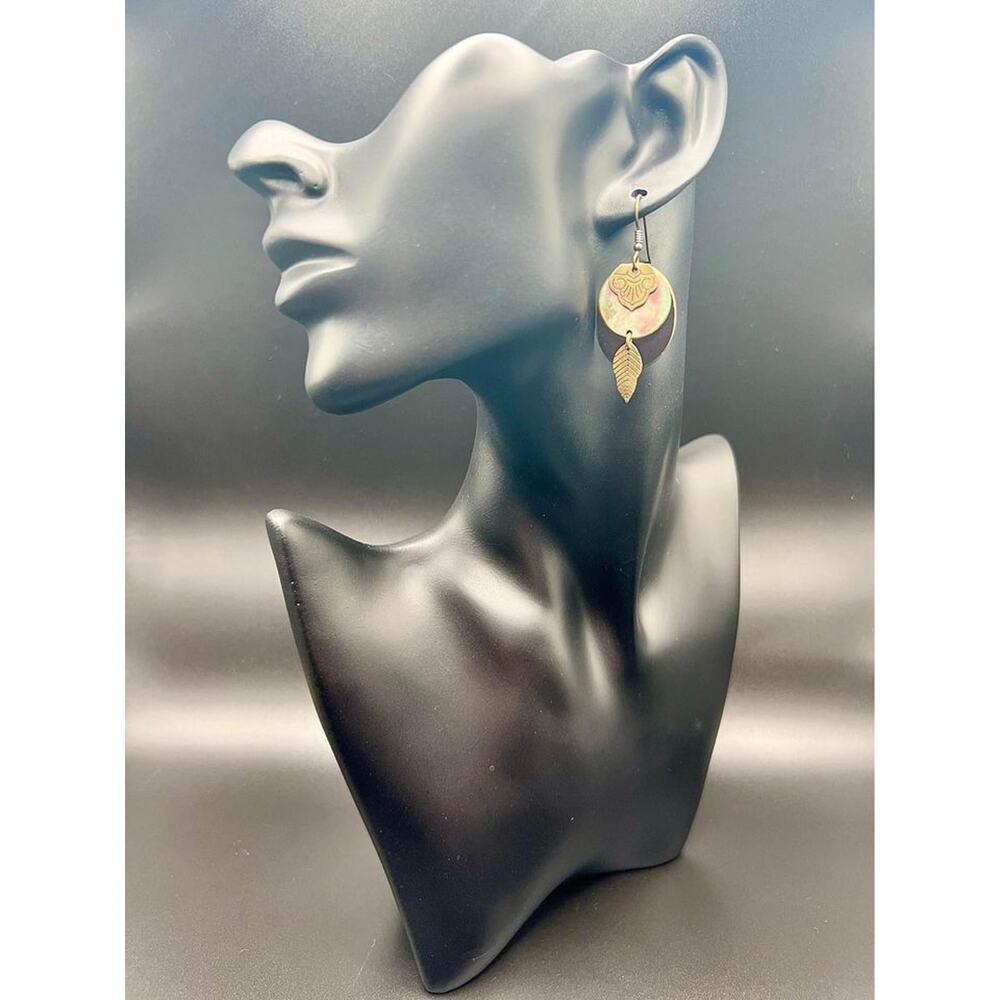 Vintage Bohemian Handpainted Earrings